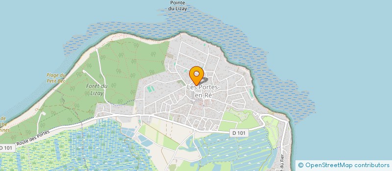 localisation de l'entreprise LES DOORS  LES PORTES-EN-RE