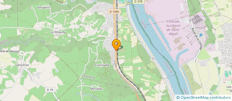 localisation de l'entreprise LES DORES  CHAVANAY