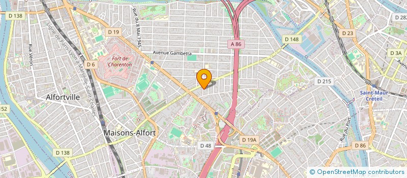 localisation de l'entreprise LES DORIS à MAISONS-ALFORT