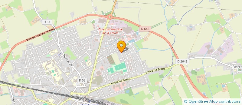 localisation de l'entreprise LES DORMANTES  HAZEBROUCK