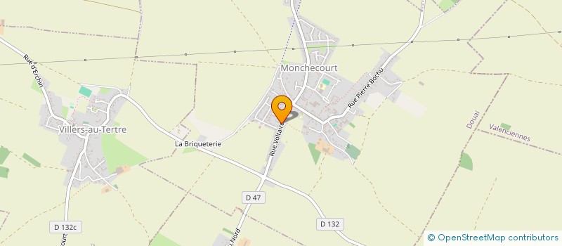 localisation de l'entreprise LES DOU'CANTEUX  MONCHECOURT