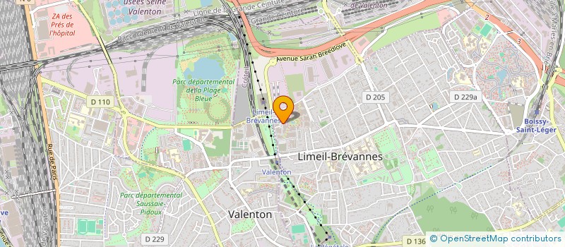 localisation de l'entreprise LES DOUBLEDECKERS DDK  LIMEIL-BREVANNES