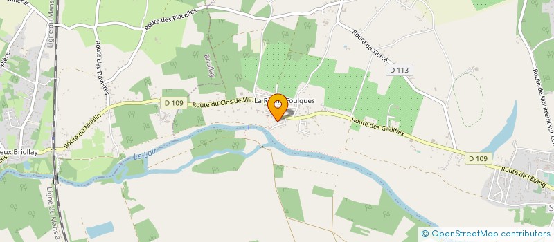 localisation de l'entreprise LES DOUCES ANGEVINES à RIVES-DU-LOIR-EN-ANJOU