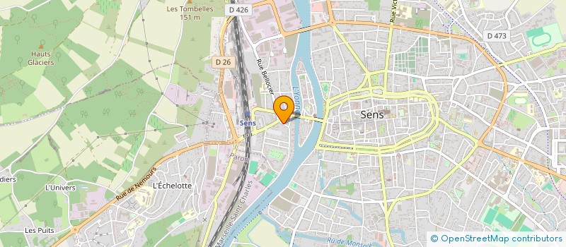 localisation de l'entreprise LES DOUCES SAVEURS  SAINTE-VERTU