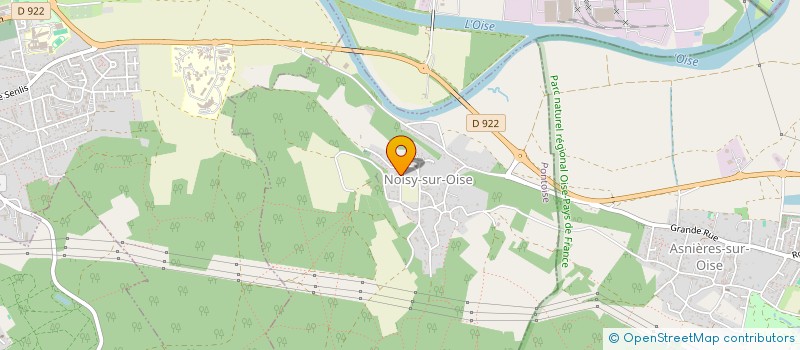 localisation de l'entreprise LES DOUCETTES  NOISY-SUR-OISE