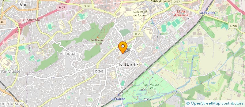 localisation de l'entreprise LES DOUCEURS D ARNAUD à LA GARDE