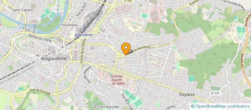 localisation de l'entreprise LES DOUCEURS D'ASIE à ANGOULEME
