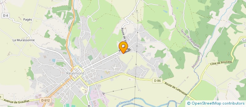 localisation de l'entreprise LES DOUCEURS D'ELYSSA  REALMONT