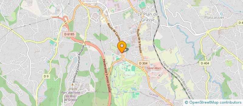 localisation de l'entreprise LES DOUCEURS D'HELENE ET JEAN MARIE à GRASSE