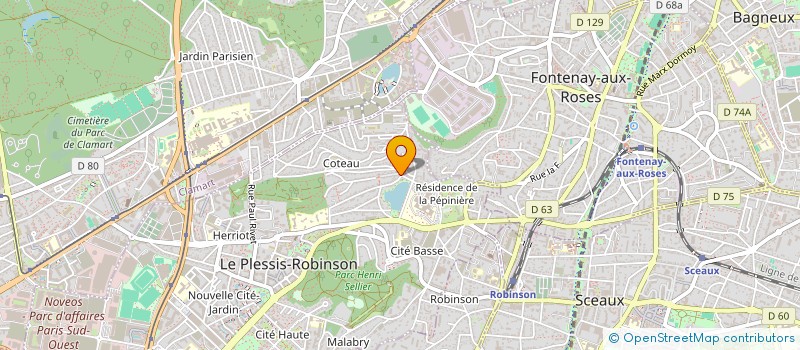 localisation de l'entreprise LES DOUCEURS DE FRANCOISE à LE PLESSIS-ROBINSON