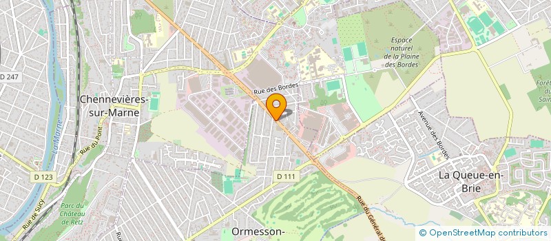 localisation de l'entreprise LES DOUCEURS DE L ORIENT à ORMESSON-SUR-MARNE