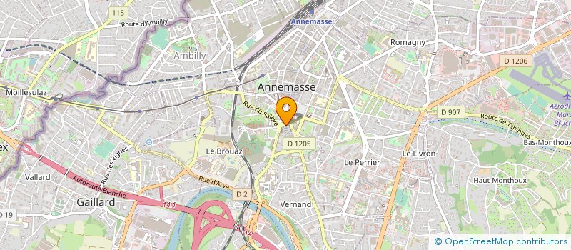 localisation de l'entreprise LES DOUCEURS DE SAINT-ANDRE à ANNEMASSE