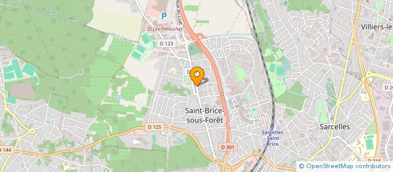 localisation de l'entreprise LES DOUCEURS DE SAINT BRICE à SAINT-BRICE-SOUS-FORET