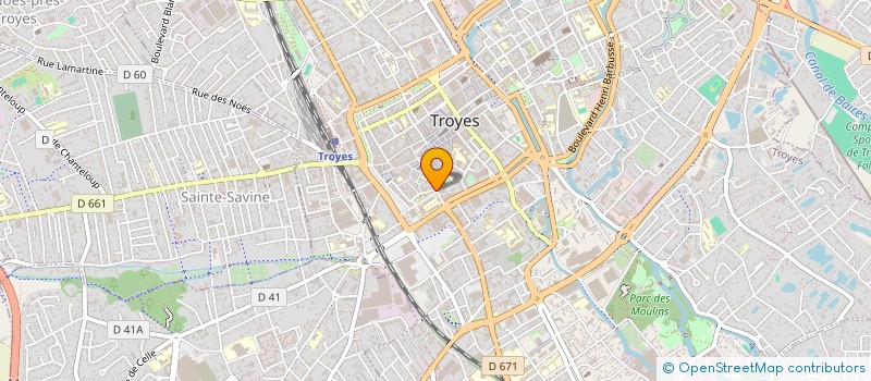 localisation de l'entreprise LES DOUCEURS DE TROYES à TROYES