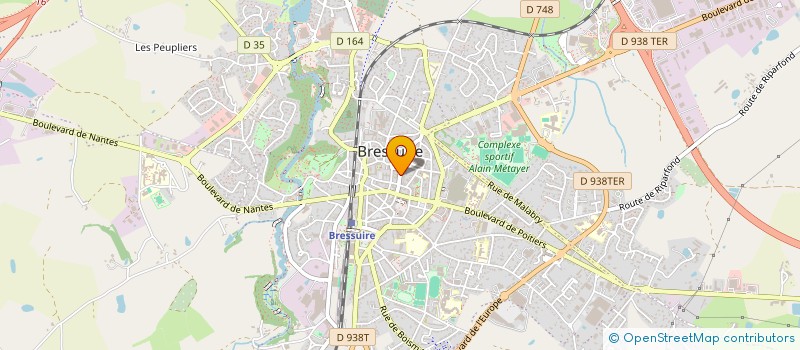 localisation de l'entreprise LES DOUCEURS DE VIRGINIE à BRESSUIRE