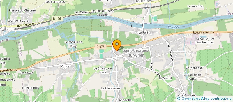 localisation de l'entreprise LES DOUCEURS DE VIRGINIE  SAINT-GEORGES-SUR-CHER