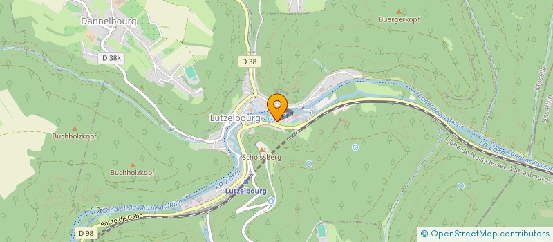 localisation de l'entreprise LES DOUCEURS DES ROHAN à LUTZELBOURG