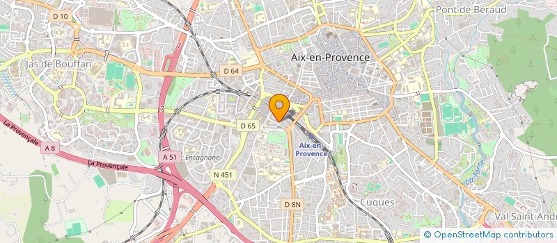 localisation de l'entreprise LES DOUCEURS DES VIGNERONS DE PROVENCE à AIX-EN-PROVENCE