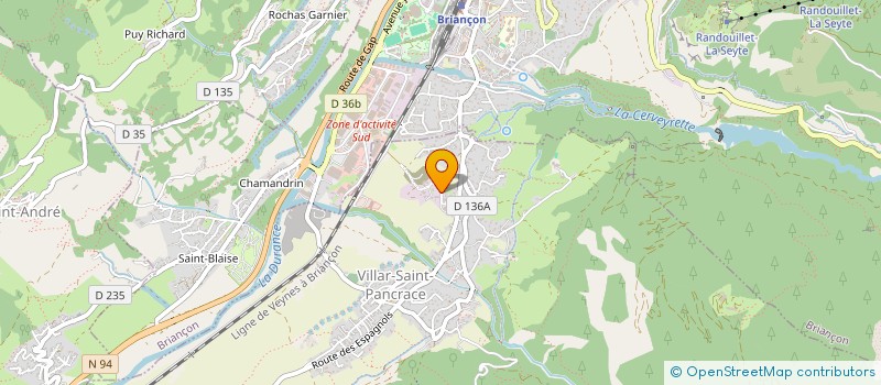 localisation de l'entreprise LES DOUCEURS DU MELEZIN  VILLAR-SAINT-PANCRACE