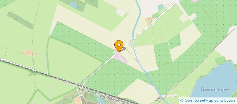 localisation de l'entreprise LES DOUCEURS DU MOULIN FRUITS ET LEGUMES  SAINT MARTIN DE CRAU