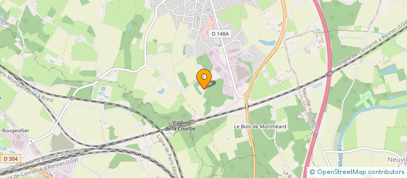 localisation de l'entreprise LES DOUCEURS DU RUCHER  APID11  LA BAZOGE