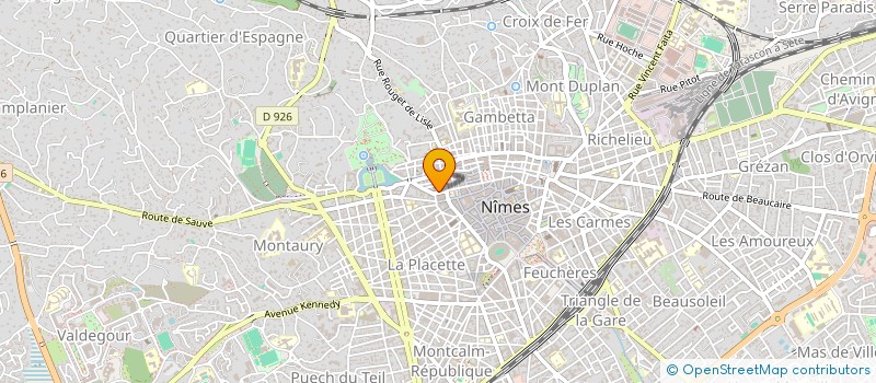 localisation de l'entreprise LES DOUCEURS NOIRES  NIMES