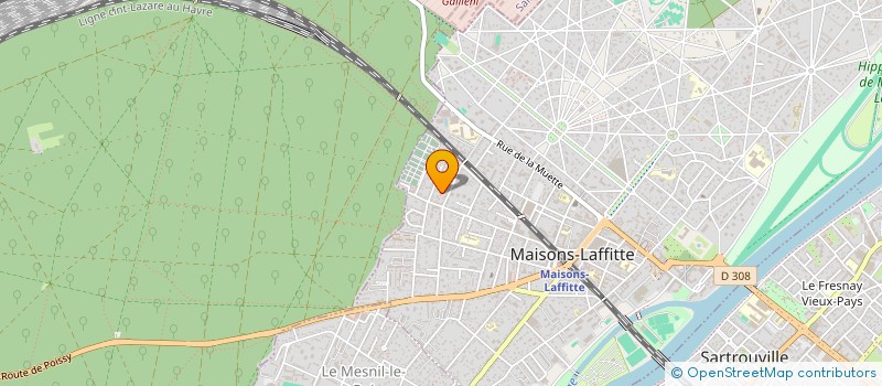 localisation de l'entreprise LES DOUCEURS SOLIDAIRES à MAISONS-LAFFITTE