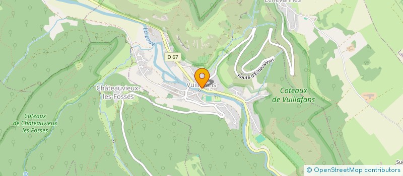 localisation de l'entreprise LES DOUD'S  VUILLAFANS