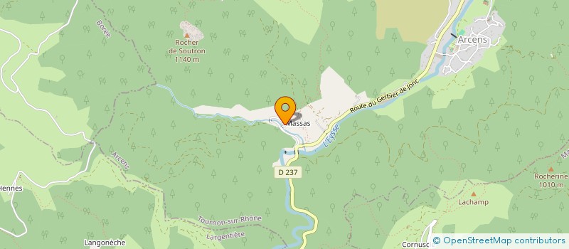 localisation de l'entreprise LES DOUDOU S  SAINT-CLEMENT