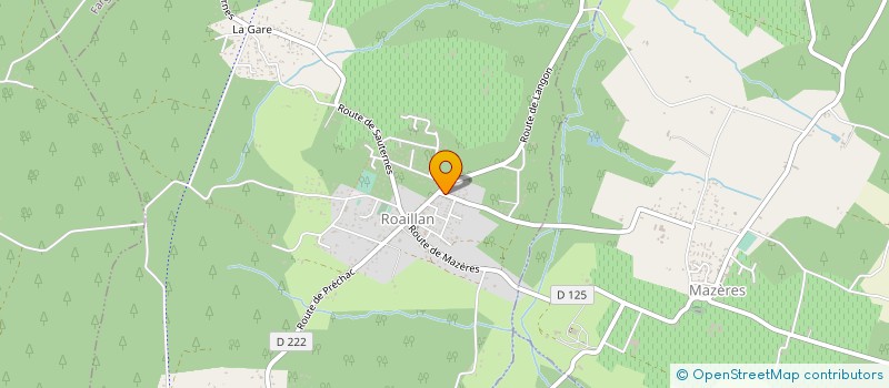 localisation de l'entreprise LES DOUDOUS à ROAILLAN