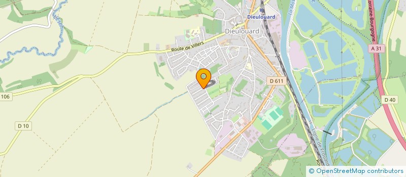 localisation de l'entreprise LES DOUDOUS  DIEULOUARD