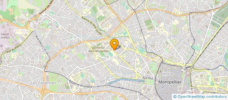 localisation de l'entreprise LES DOUDOUS DE MAGNOL à MONTPELLIER