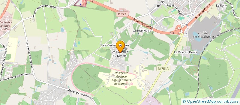 localisation de l'entreprise LES DOUELLES à BOUGUENAIS