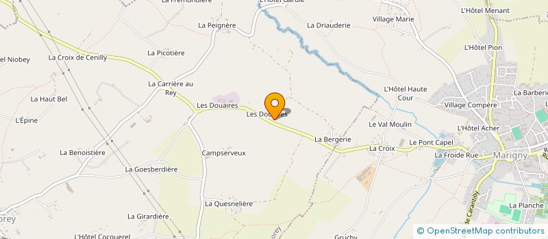 localisation de l'entreprise LES DOUESTILS  LE LOREY