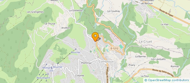 localisation de l'entreprise LES DOUM  COMBLOUX