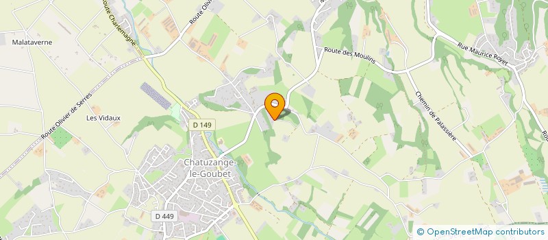 localisation de l'entreprise LES DOUNATS  CHATUZANGE-LE-GOUBET