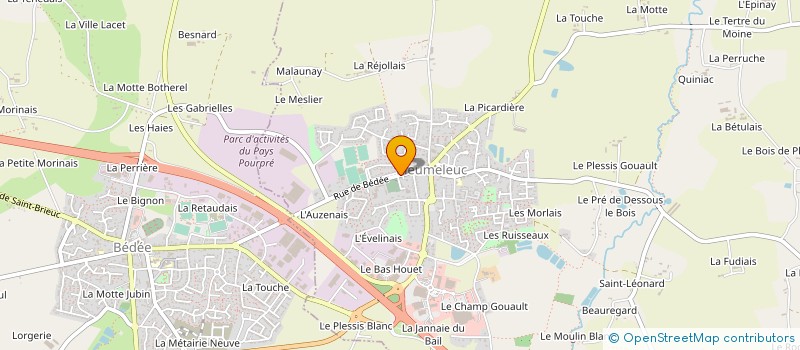 localisation de l'entreprise LES DOUVES à BEDEE