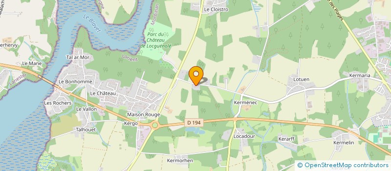 localisation de l'entreprise LES DOUVES à KERVIGNAC