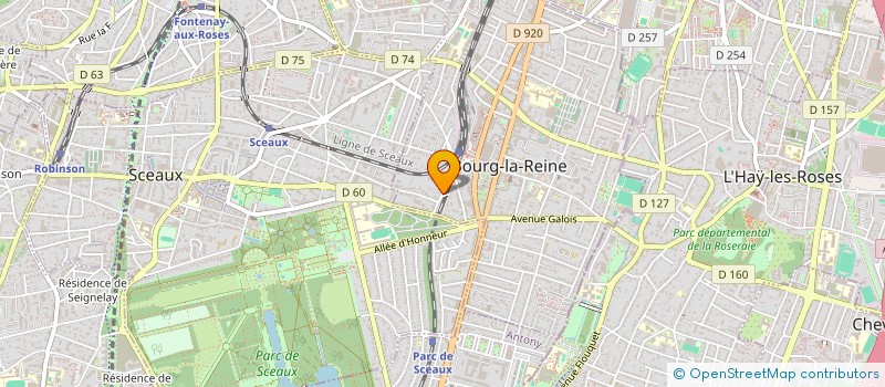 localisation de l'entreprise LES DOUX BARBARES à BOURG-LA-REINE