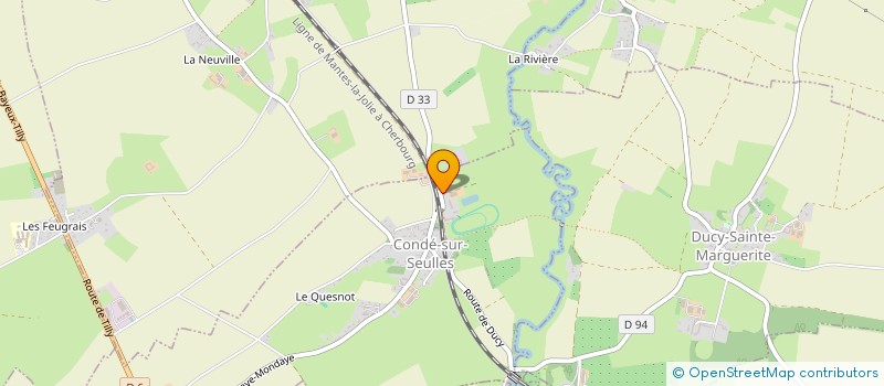 localisation de l'entreprise LES DOUX & CO  CONDE-SUR-SEULLES