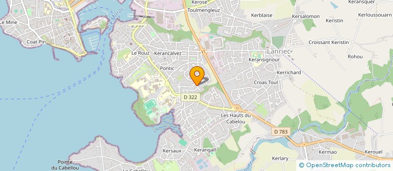 localisation de l'entreprise LES DOUX RICANEURS  CONCARNEAU