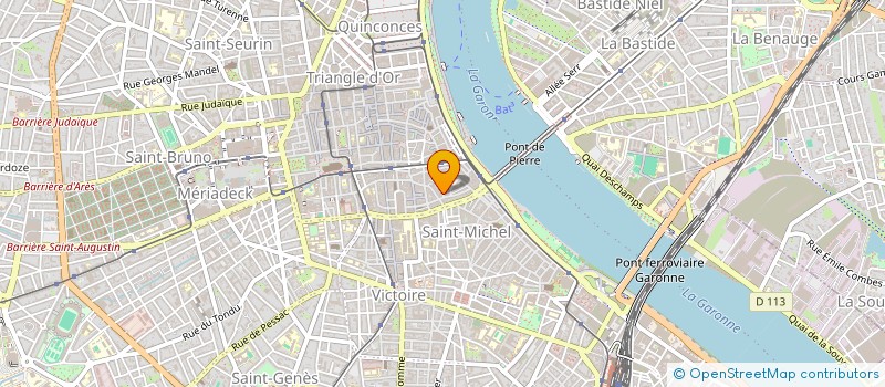 localisation de l'entreprise LES DOUX SECRETS D'HELENE  BORDEAUX