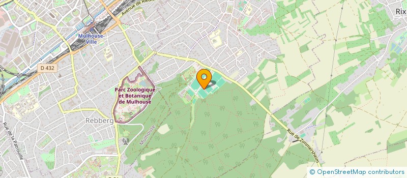 localisation de l'entreprise LES DOUZE - RIEDISHEIM  RIEDISHEIM