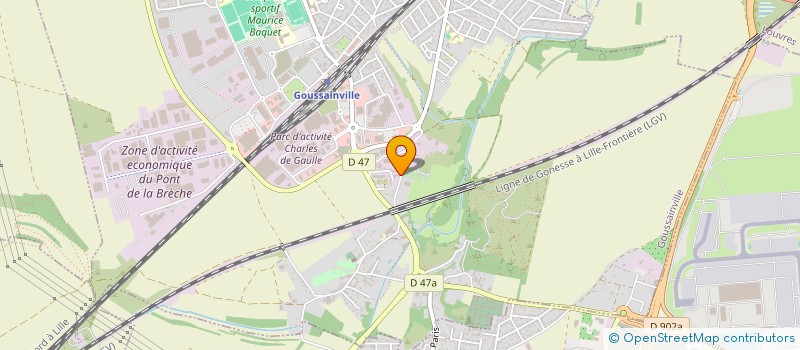 localisation de l'entreprise LES DRAGEES DO CANTO  GOUSSAINVILLE