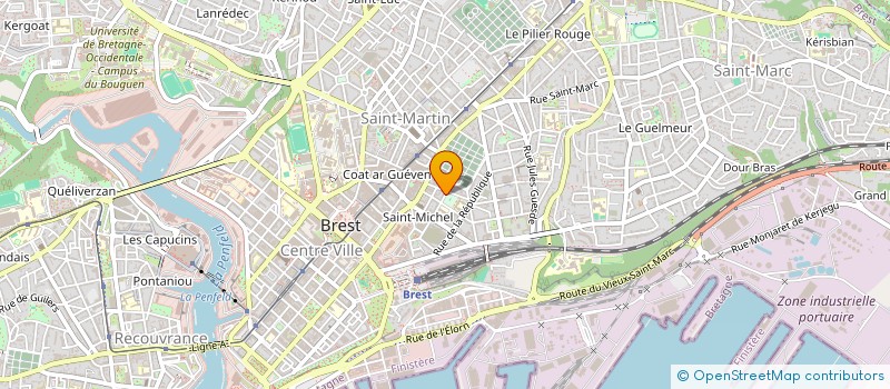 localisation de l'entreprise LES DRAGONS DU BOUT DU MONDE à BREST