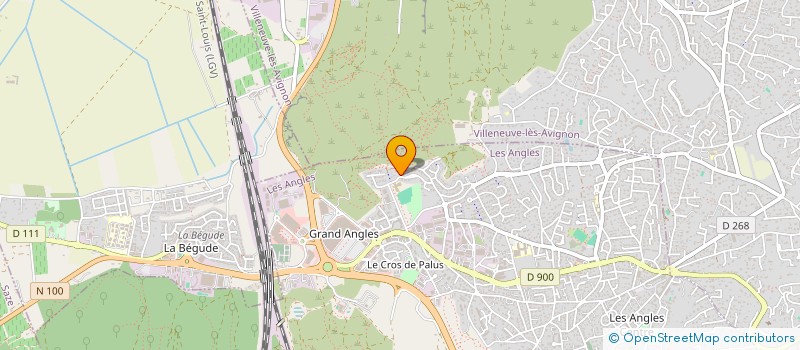 localisation de l'entreprise LES DRAGONS PROVENCAUX, ASSOCIATION MERIDIONALE DE JEUX DE STRATEGIE  LES ANGLES