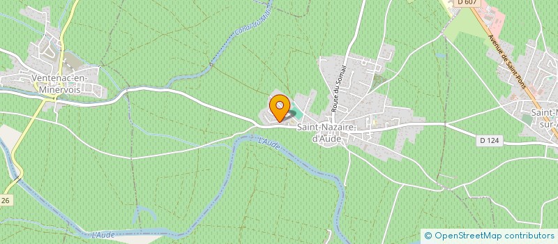 localisation de l'entreprise LES DRAJIBUS  SAINT-NAZAIRE-D'AUDE
