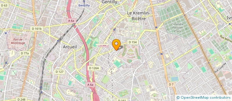localisation de l'entreprise LES DREAMERS  LE KREMLIN-BICETRE