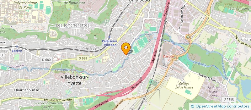 localisation de l'entreprise LES DRESSEURS DE PALAISEAU à PALAISEAU