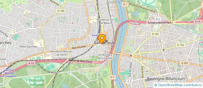 localisation de l'entreprise LES DRINKS à SAINT-CLOUD